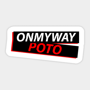 OnMyWay Poto Hollywood Edition Sticker